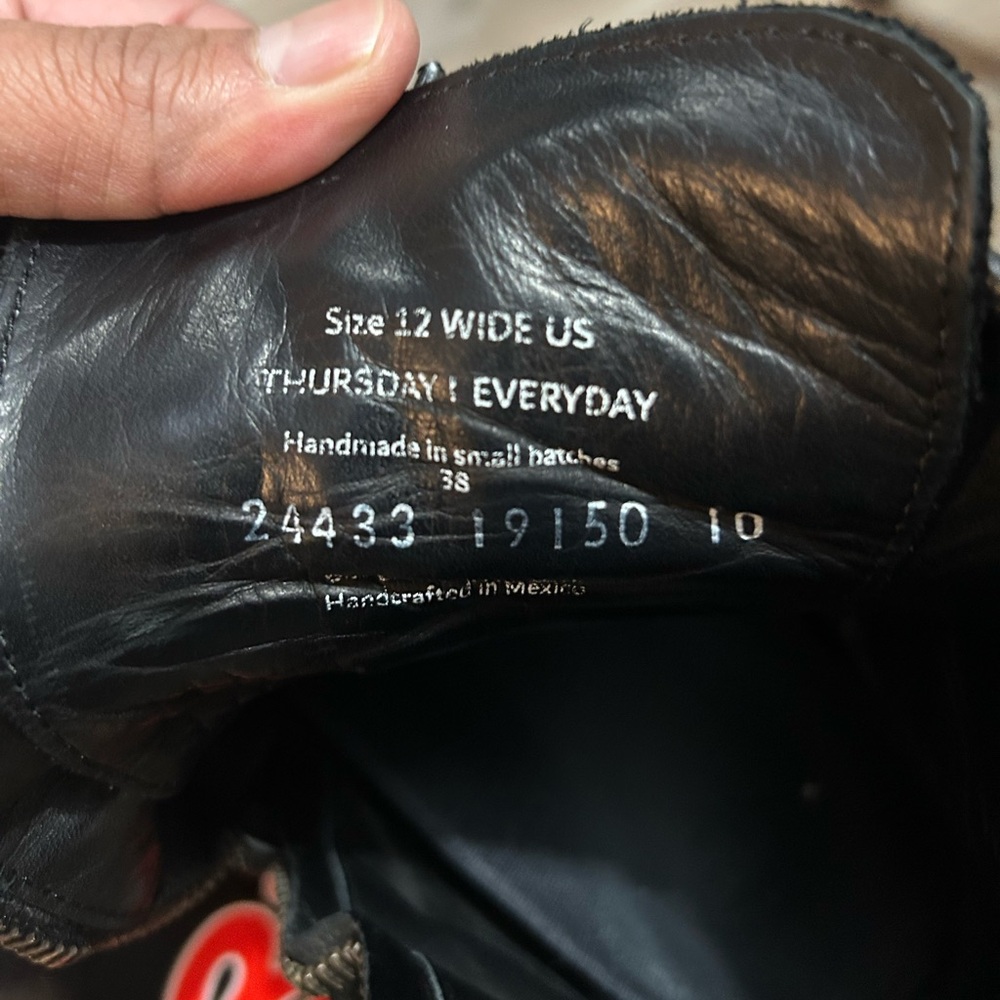 Thursday Boot Company Black Leather Boots